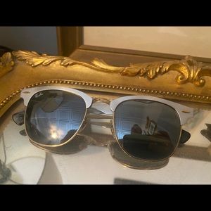 Gold and Silver Aluminum Ray-Bans